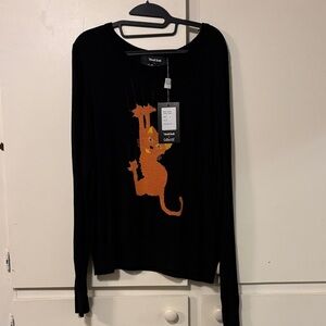 ModCloth Collectif Machi Scared Tabby Jumper shirt